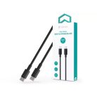 DEVIA USB-C - USB C (Type-C) ADAT ÉS TÖLTŐKÁBEL - SMART SERIES 100W PD, Fekete, 1,5m