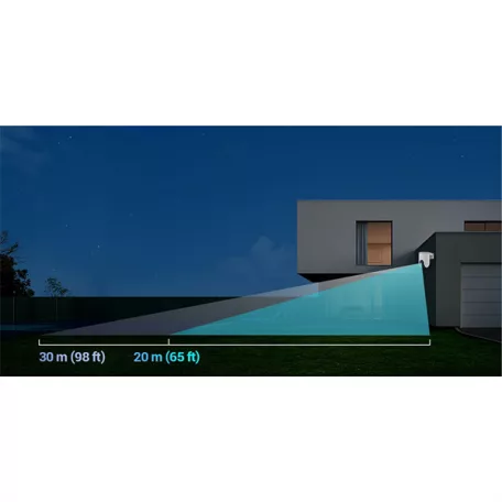 EZVIZ CS-H8C PRO 3K 5MP Ultra HD Kültéri kamera, 2880x1620, 360° panoráma látás, automatikus zoom követés, Wi-fi