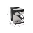 KRUPS XP381B10 Authentic Karos kávéfőző, Szürke/Fekete