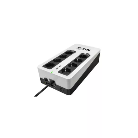 EATON UPS 3S Gen2 UPS DIN, 850VA, 510W, Input: Schuko, Outputs: 8x Schuko, szünetmentes tápegység, USB