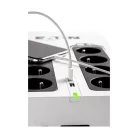 EATON UPS 3S Gen2 UPS DIN, 850VA, 510W, Input: Schuko, Outputs: 8x Schuko, szünetmentes tápegység, USB