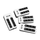 EATON UPS 3S Gen2 UPS DIN, 850VA, 510W, Input: Schuko, Outputs: 8x Schuko, szünetmentes tápegység, USB