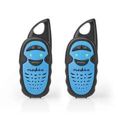   Nedis WLTK0300BU Walkie-Talkie szett ,2 db ,Hatótáv: 3 km , 3 csatorna ,PTT, Üzemidő: 3 óra