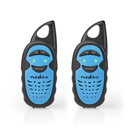Nedis WLTK0300BU Walkie-Talkie szett ,2 db ,Hatótáv: 3 km , 3 csatorna ,PTT, Üzemidő: 3 óra
