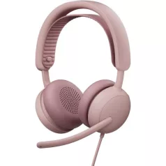   LOGITECH Fejhallgató 2.0 - Zone Wired 2 Mikrofonos, Rózsaszín