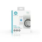 Nedis WIFIPO130FWT kültéri okos konnektor, Wi-Fi, IP44, fogyasztás mérő, 3680 W, földelt érintkező, Android™ / IOS