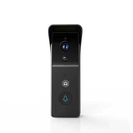 Nedis WIFICDP21BK WIFI videó kapucsengő (kaputelefon), 3MP Full HD 1296p, felhőtárhely / microSD foglalat, akkumulátor