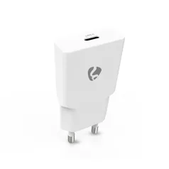   Nedis WCHAC20WT fali USB töltő, 20 W, GaN, PD3.0, 1,67 / 2,22 / 3,0 A, USB-C, automatikus feszültségválasztás