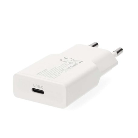 Nedis WCHAC20WT fali USB töltő, 20 W, GaN, PD3.0, 1,67 / 2,22 / 3,0 A, USB-C, automatikus feszültségválasztás
