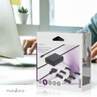 Nedis NBAU65110BK univerzális notebook / telefon / tablet töltő 65 W, GAN, 5 / 9 / 12 / 15 / 20 V DC, 2,4 / 3,0 /  3,25A