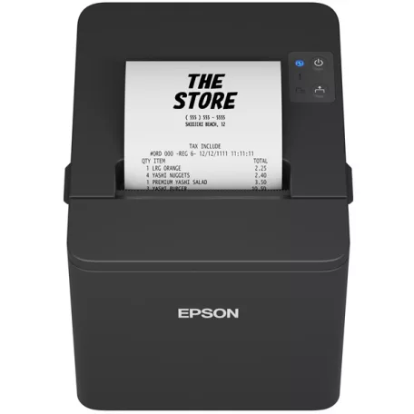 EPSON Blokknyomtató - TM-T20IV (102) (250mm/s, 203 DPI, 80mm, USB/RS-232/LAN, Fekete)