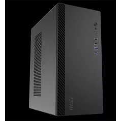   MSI Ház Micro ATX PRO SHIELD M100P, Tápegység nélkül, fekete