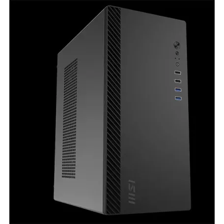 MSI Ház Micro ATX PRO SHIELD M100P, Tápegység nélkül, fekete