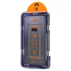   BLACKBIRD Kijelzővédő Üvegfólia 9H PRIVANCY FEKETE applikátorral Iphone 15PROMAX készülékhez