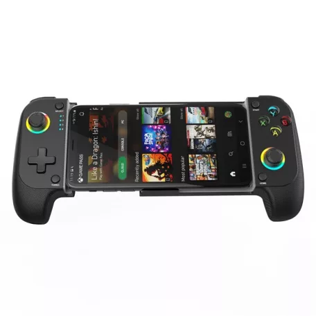 BLACKBIRD Mobil Gaming Kontroller - Android/IOS, Bluetooth 5.0, 600mAh, Fekete