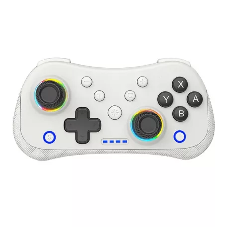 BLACKBIRD Kontroller - Nintendo Switch/Lite/OLED/Android/IOS/PC, Vezeték nélküli Bluetooth 5.0, 400mAh, Fehér RGB