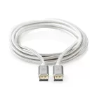Nedis CCTB37014AL20 DisplayPort 1.4 kábel, displayport dugó - display port dugó, aranyozott csatlakozók, 8K@60Hz, 2m