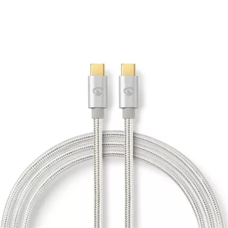 Nedis CCTB64700AL10 USB 3.2 Gen 1, USB-C dugó - USB C (USBC) dugó kábel, 60W, 4K@60Hz, 1m