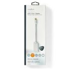 Nedis CCTB64480AL02 USB C (USB-C) - Displayport adapter, aranyozott csatlakozók, USB3.2 Gen 1, 4K@60Hz, 20 cm