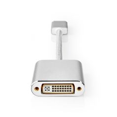   Nedis CCTB37250AL02 Displayport dugó - DVI-D 24+1-Tűs aljzat adapter, aranyozott csatlakozók, 1080p, 20 cm kábel