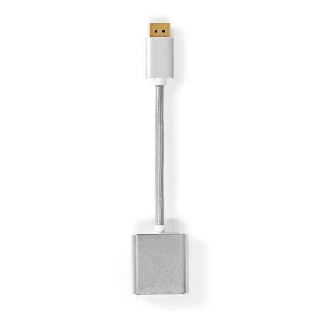 Nedis CCTB37250AL02 Displayport dugó - DVI-D 24+1-Tűs aljzat adapter, aranyozott csatlakozók, 1080p, 20 cm kábel
