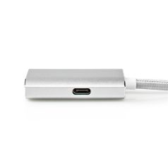   Nedis CCTB64680AL20 USB-C adapter 3.2 Gen 1, aktív tápcsatlakozás, USB C dugó - HDMI aljzat, 4K@60Hz, aranyott,  2 m