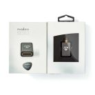 Nedis CVTB34907GY micro HDMI - HDMI adapter, 4K@60Hz, aranyozott, alumínium ház
