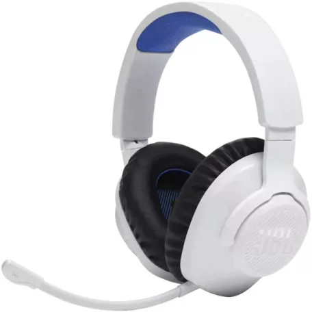 JBL Quantum 360P Gamer vezeték nélküli fejhallgató, Fehér (JBLQ360PWLWHTBLU)