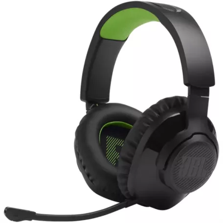 JBL Quantum 360X Gamer vezeték nélküli fejhallgató, Fekete (JBLQ360XWLBLKGRN)
