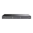 TP-LINK Switch 48x1000Mbps + 4x10Gbps SFP + 2xkonzol port, Menedzselhető, SG5452X