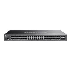   TP-LINK Switch 48x1000Mbps + 4x10Gbps SFP + 2xkonzol port, Menedzselhető, SG5452X