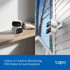 TP-LINK Wireless Kamera Cloud beltéri/kültéri forgatható színes éjjellátó Dual kamera, TAPO C246D
