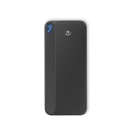 Nedis PBKPD20W125BK powerbank, hordozható külső akkumulátor, power bank 10000mAh, 1,5 / 1,67 / 2,0 / 2,22 / 3,0 A
