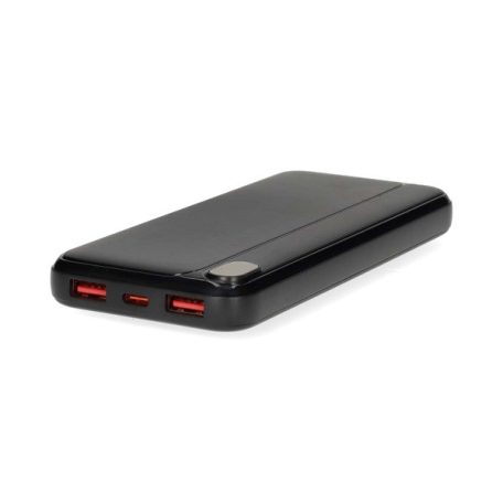 Nedis PBKPD20W125BK powerbank, hordozható külső akkumulátor, power bank 10000mAh, 1,5 / 1,67 / 2,0 / 2,22 / 3,0 A