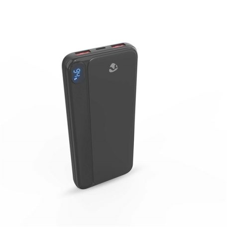 Nedis PBKPD20W125BK powerbank, hordozható külső akkumulátor, power bank 10000mAh, 1,5 / 1,67 / 2,0 / 2,22 / 3,0 A