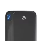 Nedis PBKPD20W125BK powerbank, hordozható külső akkumulátor, power bank 10000mAh, 1,5 / 1,67 / 2,0 / 2,22 / 3,0 A