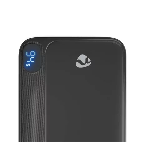 Nedis PBKPD20W125BK powerbank, hordozható külső akkumulátor, power bank 10000mAh, 1,5 / 1,67 / 2,0 / 2,22 / 3,0 A