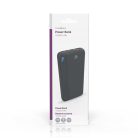 Nedis PBKPD20W125BK powerbank, hordozható külső akkumulátor, power bank 10000mAh, 1,5 / 1,67 / 2,0 / 2,22 / 3,0 A