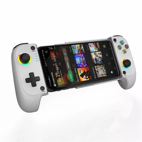 BLACKBIRD Mobil Gaming Kontroller - Android/IOS, Bluetooth 5.0, 600mAh, Fehér