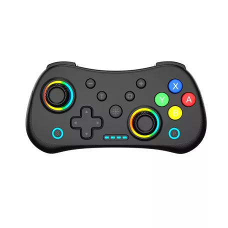 BLACKBIRD Kontroller - Nintendo Switch/Lite/OLED/Android/IOS/PC, Vezeték nélküli Bluetooth 5.0, 400mAh, Fekete RGB