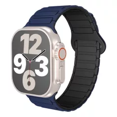   BLACKBIRD Szíj Iwatch készülékhez TACTICAL mágneses Kék Fekete 42/44/45/46/49 mm