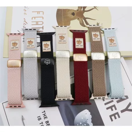 BLACKBIRD Szíj Iwatch készülékhez GOOD LUCK BEAR Világos kék 42/44/45/46/49 mm
