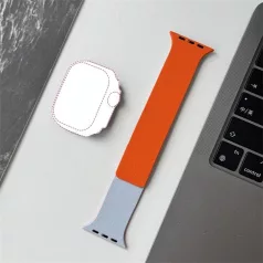  BLACKBIRD Szíj Iwatch készülékhez LITCHI Kék Narancs 38/40/41/S1042 mm