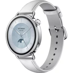 XIAOMI BHR07VUGL S4 Okosóra bőrszíjjal, 41mm, Fehér