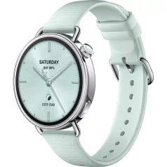   XIAOMI BHR080CGL S4 Okosóra flourgumi szíjjal, 41mm, Világoszöld