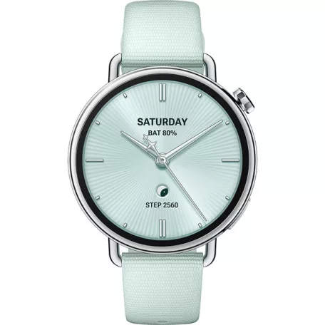 XIAOMI BHR080CGL S4 Okosóra flourgumi szíjjal, 41mm, Világoszöld