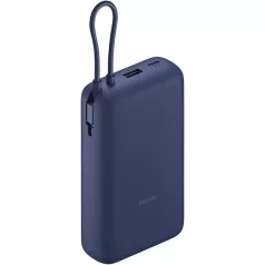   XIAOMI BHR8975GL 33W Power Bank integrált kábellel, 20000mAh, Kék