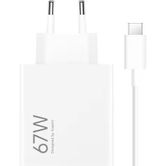   XIAOMI BHR9465EU 67W HyperCharge Combo Hálózati gyorstöltő + USB kábel (Type-A)