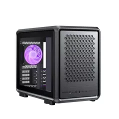   COOLER MASTER Ház Mini-ITX/Micro-ATX MasterFrame 400 Mesh Black, Tápegység nélkül, fekete