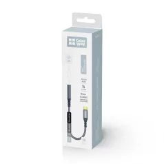   COLORWAY Adapter USB-C - 3.5 mm Female Audio, 14 cm, Szürke (CW-AD-CJ)